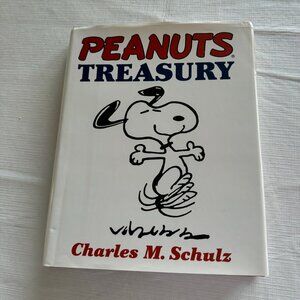 Peanuts Treasury Hardcover by Charles M. Schulz Coffee Table Book w/ Dust Cover